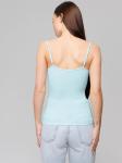 Женская майка на бретелях Lingeamo морская волна ЛТ-07 (19)