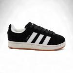 Кроссовки из натуральной кожи на меху АМ0815-8 черные