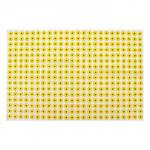 Аппликатор «Кузнецова», 384 колючки, спанбонд, 50?75 см, жёлтый.