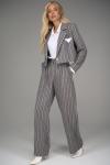 Брюки Сиара (серый/полоска)
