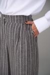 Брюки Сиара (серый/полоска)