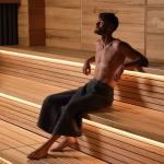 Килт вафельный банный Этель «Boho» 75?145 см. цв. темно-серый, 100% хл, 290 г/м?