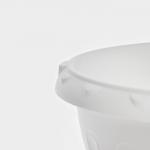 Вазон для цветов «Джулия», 8 л, d=32 см, h=23 см, белый