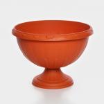 Вазон для цветов «Джулия», 8 л, d=32 см, h=23 см, коричневый