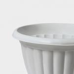 Вазон для цветов «Жасмин», 12 л, d=37 см, h=46 см, белый