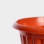 Вазон для цветов «Жасмин», 12 л, d=38 см, h=28 см, коричневый