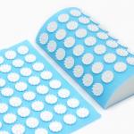 Аппликатор Кузнецова комплект, 144 колючки, спантекс, голубой, 260?560 мм + валик 140?230