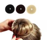 Бублик для волос Черный (12 см)