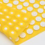 Аппликатор Кузнецова комплект, 144 колючки, спантекс, желтый, 260?560 мм + валик 140?230