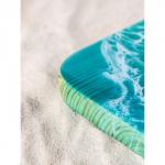 Доска разделочная авторская Adelica, 17?38?2.5 см, с эпоксидной пищевой смолой, дерево цельный кедр, рисунок МИКС