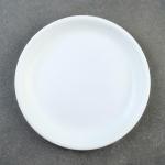 Поддон для горшка, керамический, d=21 см, белый