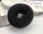 Бублик для волос Черный (6 см)