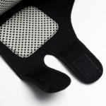 Аппликатор на голеностопный сустав, с турмалином, 1 пара, цвет чёрный