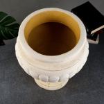 Вазон для цветов «Юлий», 10 л, 40?33?33 см, шамот, бежевый