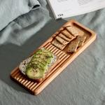 Доска для подачи и сервировки с менажницей Adelica, 28?10?1.8 см, дерево берёза