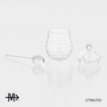 Баночка для мёда и варенья Magistro «Винни», 300 мл, 8?14 см, стекло, прозрачная