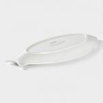 Блюдо Magistro «Рыбка», 35?16.5?3 см, фарфор, белое