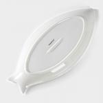 Блюдо Magistro «Рыбка», 35?16.5?3 см, фарфор, белое