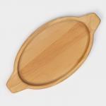 Блюдо для подачи Adelica «Хачапури по-аджарски», 30?15?1.7 см, дерево массив берёзы