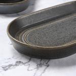 Блюдо Magistro Urban, 450 мл, 24?13.7?2.7 см, овальное, фарфор, серое