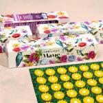 Аппликатор «Кузнецова - Любимой маме», 70 колючек, плёнка, 23?32 см, жёлтый