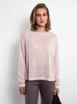 Джемпер рукав со сброкой (розовый с люрексом)