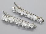 Женская заколка для волос с горным хрусталем 6,5*0,8*1,3см