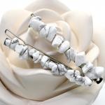 Женская заколка для волос с кахолонгом 6,5*0,8*1,3см