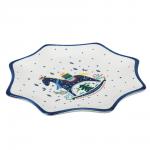 MILLIMI Нордик Блюдо в форме звезды, 20х20х2см, керамика