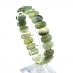 Браслет граненый 14*7мм из нефрита бовена светлого