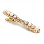 Заколка для волос с жемчугом 10*65мм