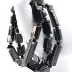 Браслет Турмалин Шерл природной формы, 23,7г, 18см