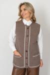 Жилет С 7772/какао