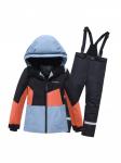 Горнолыжный костюм зимний для мальчика оранжевого цвета 9517O