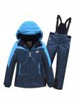 Горнолыжный костюм зимний для мальчика голубого цвета 9431Gl