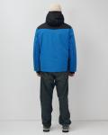 Горнолыжная куртка мужская зимняя голубого цвета 7611Gl
