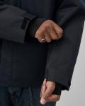 Горнолыжная куртка мужская зимняя темно-синего цвета 7617TS