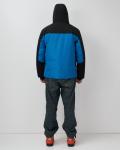 Горнолыжная куртка мужская зимняя голубого цвета 7612Gl
