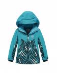Горнолыжный костюм для девочки бирюзового цвета 9324Br