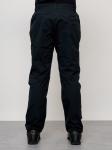 Брюки утепленный мужской зимние спортивные темно-синего цвета 21137TS
