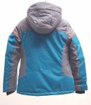 Горнолыжная куртка женская УЦЕНКА голубого цвета 0802Gl