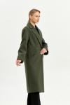 Пальто женское демисезонное 24710 (хаки)