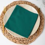 Салфетка декоративная 40х40, саржа, 'Зеленый'