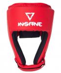 УЦЕНКА Шлем открытый взрослый INSANE AURUM, ПУ, красный