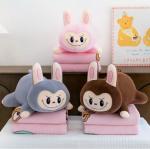 Плед с игрушкой Labubu Радужные BIG PLABUR