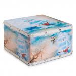 "Gamma" DBK-05 шкатулка декоративная "сундучок" 24 х 24 х 14 см №022 "Парусник мечты"