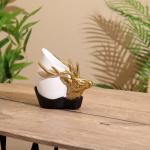 Конфетница «Олень», 14?6.5?14 см, алюминий