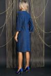 Платье Беатрис (мерцающий синий) П11708