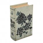 "Gamma" BBK-01 шкатулка-книга 17 х 11 х 5 см №115 "Бабочка на гортензии"