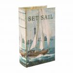 "Gamma" BBK-01 шкатулка-книга 17 х 11 х 5 см №116 "Парусник"